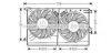 AVA QUALITY COOLING SB7502 Fan, radiator